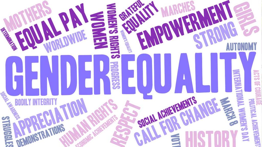 Gender Equality word montage